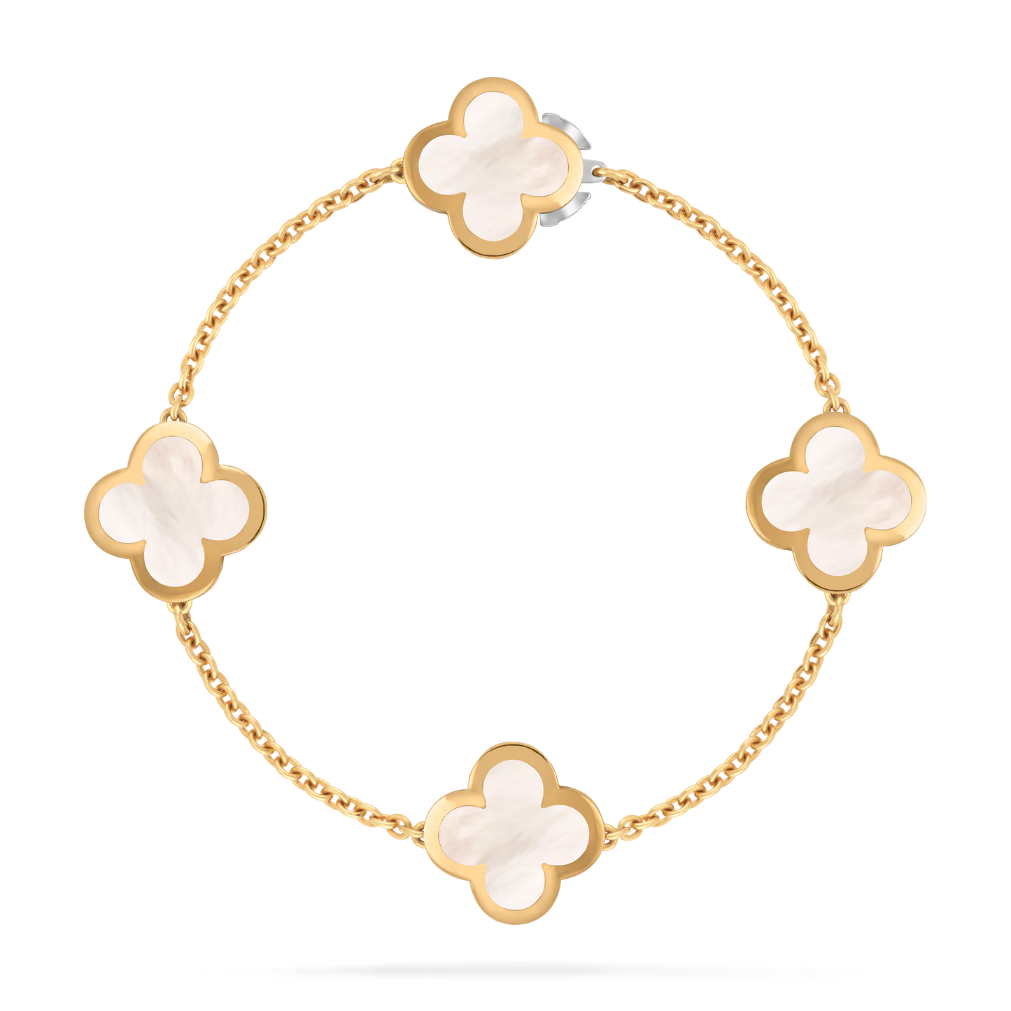 2X1 PULSERA TREBOL BAÑADA EN ORO 18K 🟡 - PARA LA FORTUNA Y EL EXITO🍀🤑