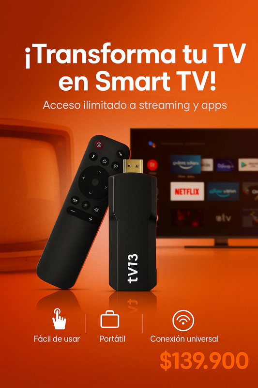 TV STICK 4K PREMIUM - CONVIERTELO ESA TV ANTIGUA EN UN SMART TV🔥