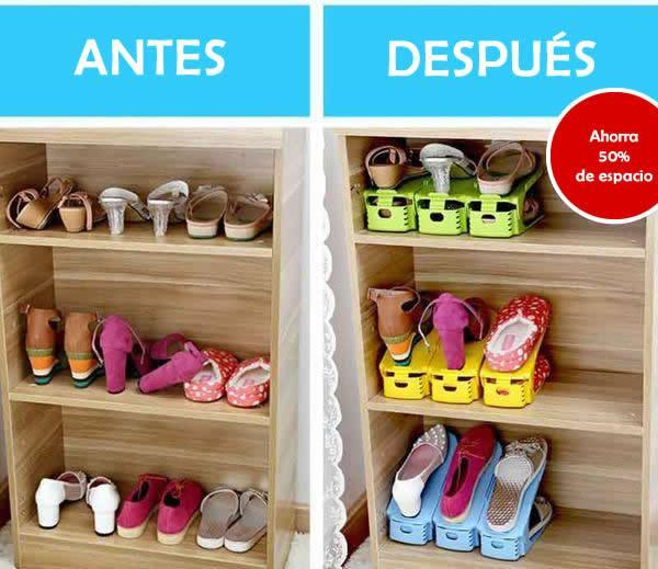 COMBOS ORGANIZADORES DE ZAPATOS AJUSTABLES - INCREIBLE PROMOCION🔥💰